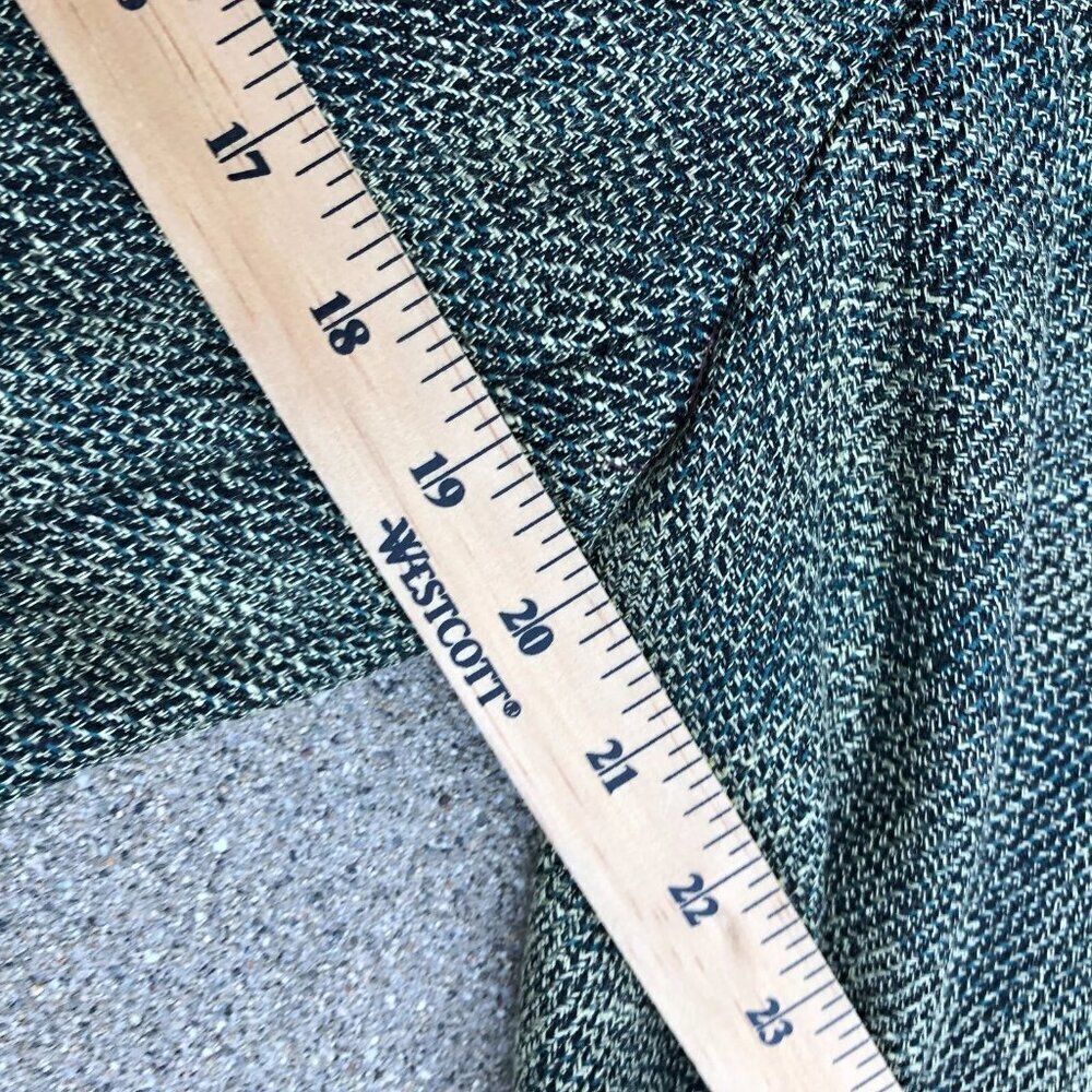 VTG 90s RENLYN New York Tweed Knit Blazer Jacket Women's 14P Green Coat … - Picture 10 of 11